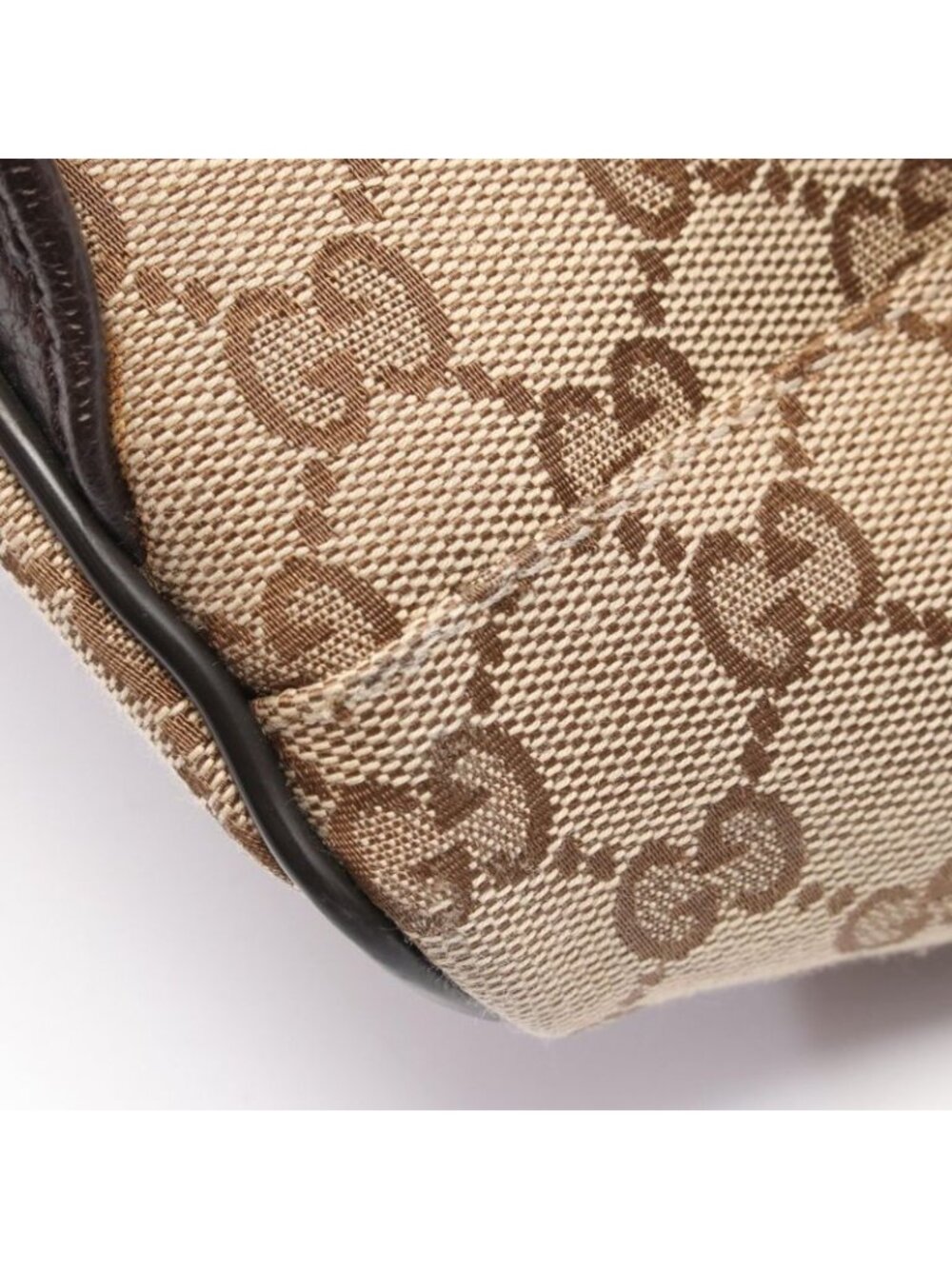 Gucci Backpack GG Canvas Beige Dark Brown - Picture 8 of 10